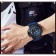 Watch is electronic watch, with an alarm clock, D-5.8 cm, strap L-26 cm, 5 atm, blue strap