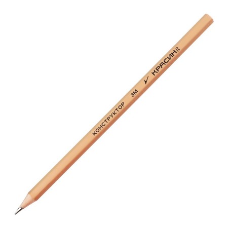Pencil Black Grain "Designer", 3b, hexagonal, sharpened-2
