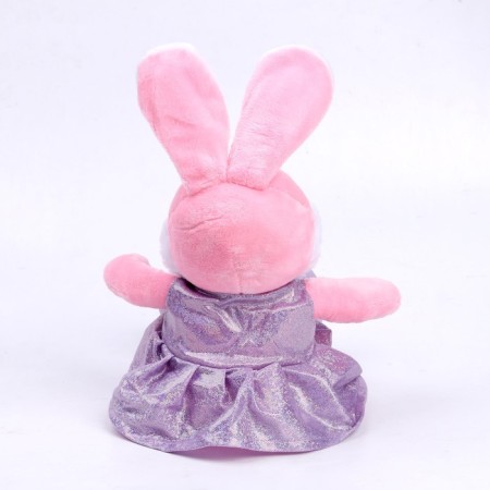 Soft toy "Bunny in a pink dress", 16 cm-2