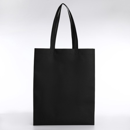 Bag (package) shopper, 42x10x30 cm, without lining, black-6