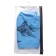 ATEMI Pu 302 swimming cap, fabric with polyurethane coating, blue color, print