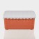 Storage container with a lid "openwork", plastic, 26 × 19 × 11.5 cm, color mix