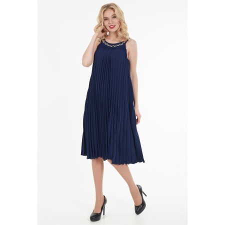 Women's dress, size 42, blue color