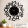 Wall-wall watches "Lorenzo", silent, d-40 cm, aa