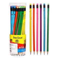 Chernographic pencil with the eraser of the 
