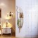Interior stickers "Peryshko", mirror, decor on the wall, panel 73 x 18 cm, 6 email