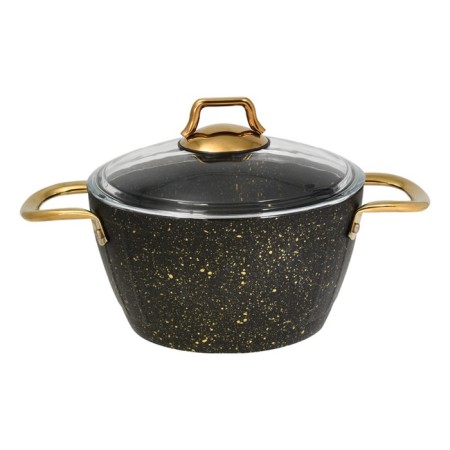 A set of dishes of 3 objects: 2 pots, pan, black color, 2.8/4.3 l/26 cm-7