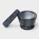 Stupa with a pestle Magistro "Marble", 10.5 × 7 cm, stone, black color
