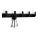 Cappio CVP007 hanger, aluminum, five -rod, black color