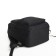School backpack from textiles on a zipper, 2 departments, 3 pockets, black color