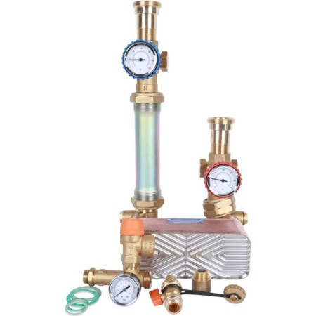 SDG-0038-342501 pumping group, heat exchanger 34 plates, without a pump, thermal insulation-2