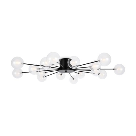Freya FR5242CL-16B1 Celebrity ceiling lamp, 865x865x113 mm, G4, 16x3W, black color-1