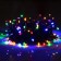 Garland “thread” 10 m, IP44, dark thread, 100 LED, glow of multi, 2 modes, solar battery