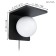 Bra Ciglie, 1x40W E14, black color