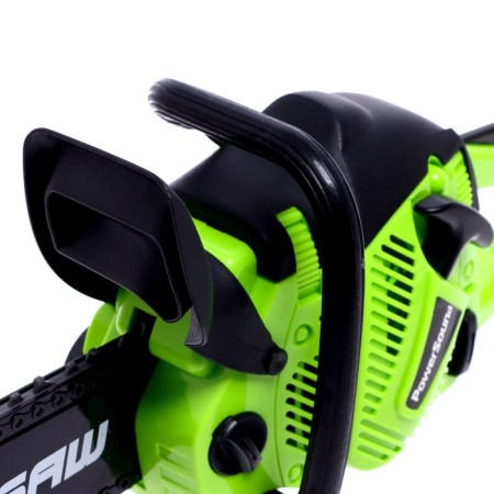 Forest chainsaw, light green, sound effects, works from batteries-4