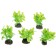 The artificial aquarium plant is small, 6 cm