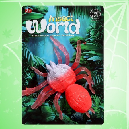 Toy-jerk "Spider", with silicone legs, mix-8