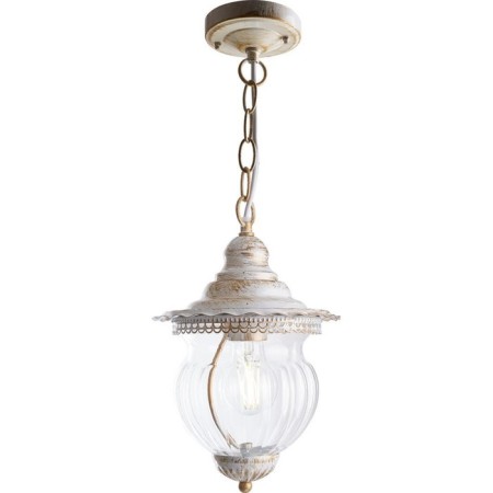 Garden-park lamp Feron PL595, IP44, E27, 60 W, 195x195x885 mm, color white gold-1