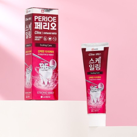 PARIOE CLINX Strong Mint toothpaste against tartar formation, 100 g