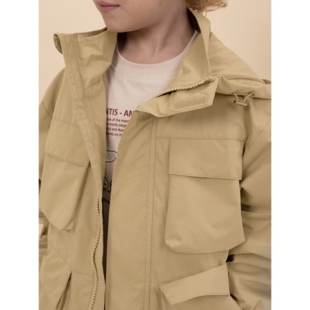 Windbreaker for boys, height 140 cm, sandy color-10
