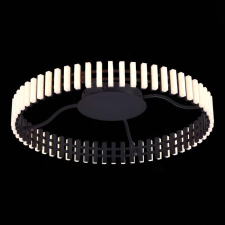 Ceiling Ceiling ST LUCE. SL6203.402.40. Estense. 1x40 W, LED, 3000K, 3200 LM, 60x60x11 cm, black color-1
