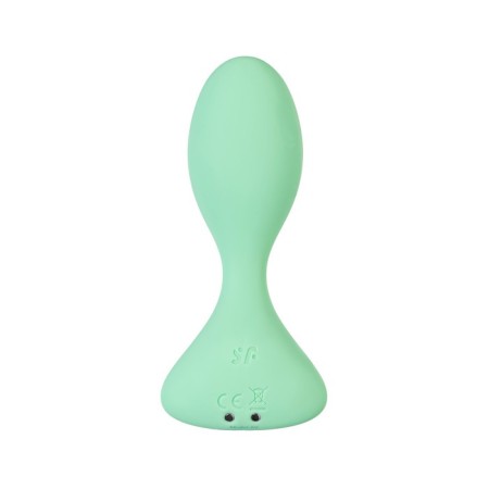 Satiffyer TrendSetter, Soft silicone, 12 modes, Bluetooth App, green color, green-5
