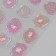 Stickers for creativity plastic "Pink wealth" 9.3x20.4 cm