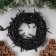 Garland "thread" 10 m, IP44, UMS, dark thread, 100 LED, glow warm white, 220 V
