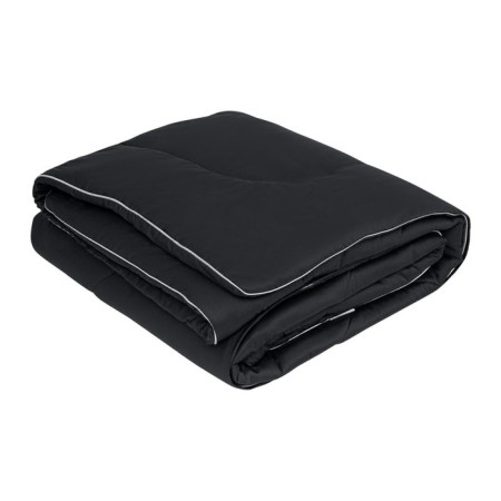 Blanket, size 160x220 cm, black color-1