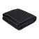 Blanket, size 160x220 cm, black color