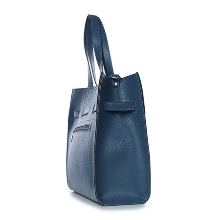 Female bag, artificial leather, 345x280x135 cm, blue-3