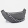 Lightning waist bag, gray color