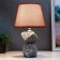 Table lamp 7515132TL/1 E14 40W gray 20x20x34 cm Risalux