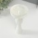 Glass of glass per 1 candle "Anita" white d = 2 cm 8x8x17 cm