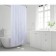 Verga bathroom curtains, 180 x 200 cm, white color