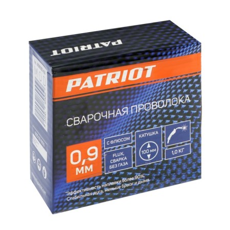 Wire with flux Patriot, D = 0.9 mm, 1 kg-2