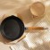 Cast -iron pan on a wooden stand Sl Home, D = 20, H = 4 cm, Black Color
