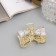 Hair crab "Dorothy" bow, 4 cm, gold