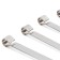 A set of skewers for a cube -kubab 6 pcs, a handle - a ring, width - 1.8 cm, 60 cm