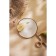 Dining porcelain SL Home "Wave in Stone", D = 20.5 cm, white color