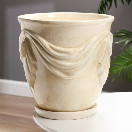 Set of pots 3pcs. "Coziness" beige: 10l, 3.2l, 1l-1