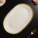 Porcelain Serving dish Magistro Poursephona, 37 × 24 cm, beige color