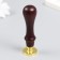 A set of seals for wax with a wooden handle "Classic and Plants"