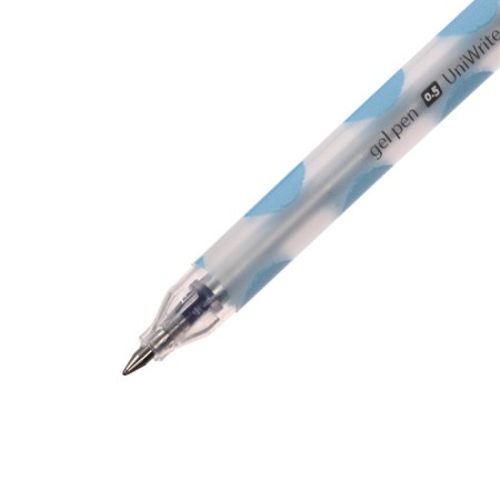 Gel handle Bruno Visconti Uniwrite Light Blue Polka Dots, 0.5 mm, blue ink-2