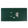 A4, 75 mm, Lamark, PVC, double-sided coating, metal edging, pocket for a spine, collected, green/green