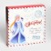 New Year. Box for 8 sweets and chocolate, with the Window "New Year's Post", 17.7 x 17.8 x 3.8 cm, confectionery packaging