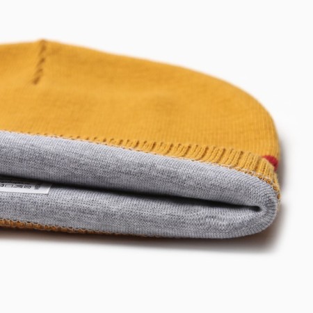Hat for a boy, mustard color, size 54-56-1