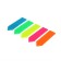 Bookmarks with adhesive edge Lamark Neon, plastic, 12 x 42 mm, 5 colors of 25 sheets, "arrows"