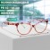 Ready glasses GA0677 (color: c1 print; diopter: + 1; tint: no)