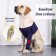The bandage on the paw is postoperative, cotton+spandex, size M (OG 45-61, length 23 cm), blue